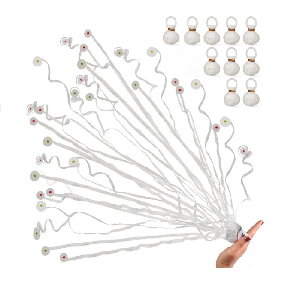 10PCS Streamer Poppers Hand Throw No Mess Decorations Confetti for Wedding/Party